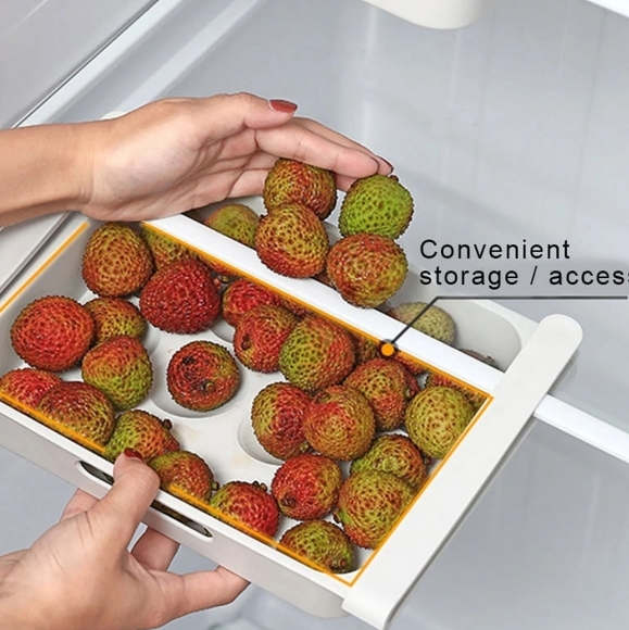 Storage Essentials Large White Egg Storage Tray Food Holder Organizer Shelf - Picture 7 of 16